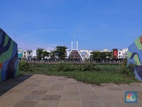Sedih! Diresmikan Tahun Lalu, Taman di Bekasi Ini Tak Terawat