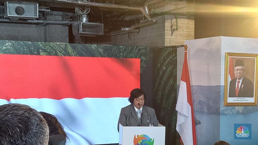 Menteri LHK Siti Nurbaya Bakar. (CNBC Indonesia/Muhammad Iqal)