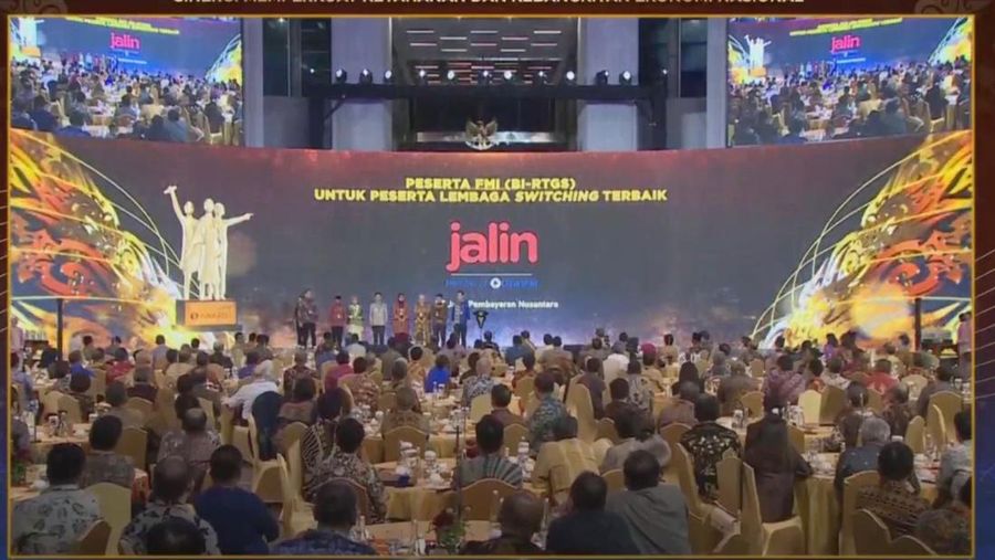 Pertemuan Tahunan Bank Indonesia turut mengapresiasi mitra kerja BI, yang diraih Jalin untuk mendukung kebijakan sistem pembayaran.