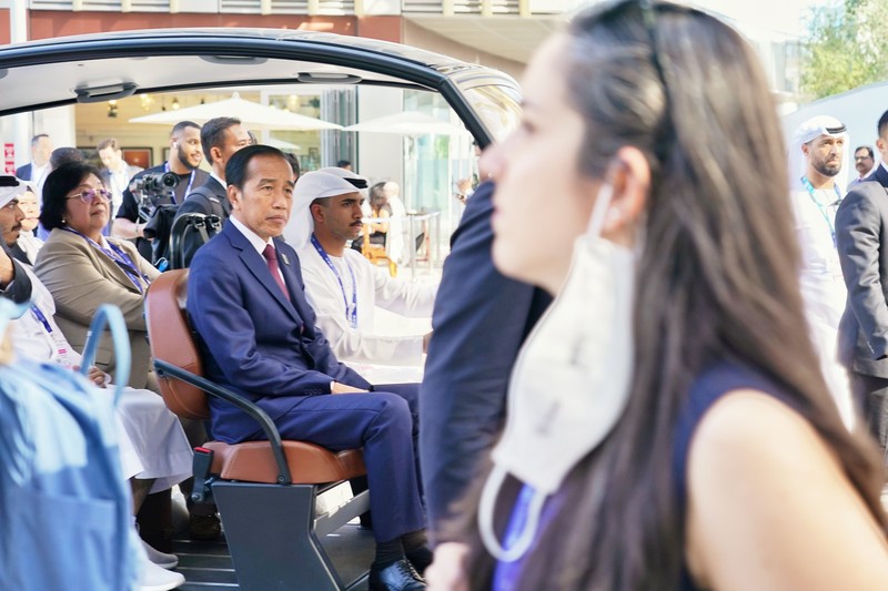 Aktivitas Jokowi di COP28 Dubai. Aktivitas Jokowi di COP28 Dubai. (Dok. KLHK)