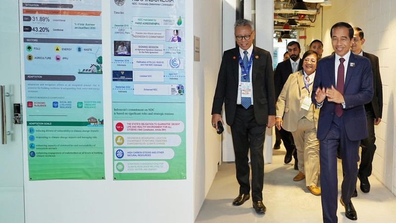 Aktivitas Jokowi di COP28 Dubai. (Dok. KLHK)