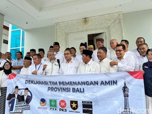 Target Tinggi AMIN Satu Juta Suara di Bali, Minimal Dua Besar