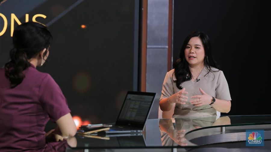 Direktur Pengembangan Bisnis Hashmicro, Lusiana Lu dalam Road To վ Awads 2023. (վ/Tias Budiarto)