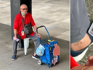 Viral Kakek Penjual Tisu Tak Punya Kewarganegaraan, Netizen Iba