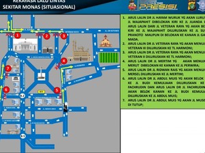 Simak! Rekayasa Lalu Lintas Sekitar Monas Saat Munajat 212 Digelar