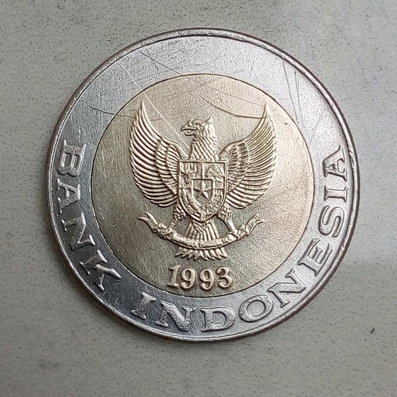 Pecahan uang logam Rp500 TE 1997. (Dok: Bank Indonesia) Pecahan uang logam Rp500 TE 1997. (Dok: Bank Indonesia)