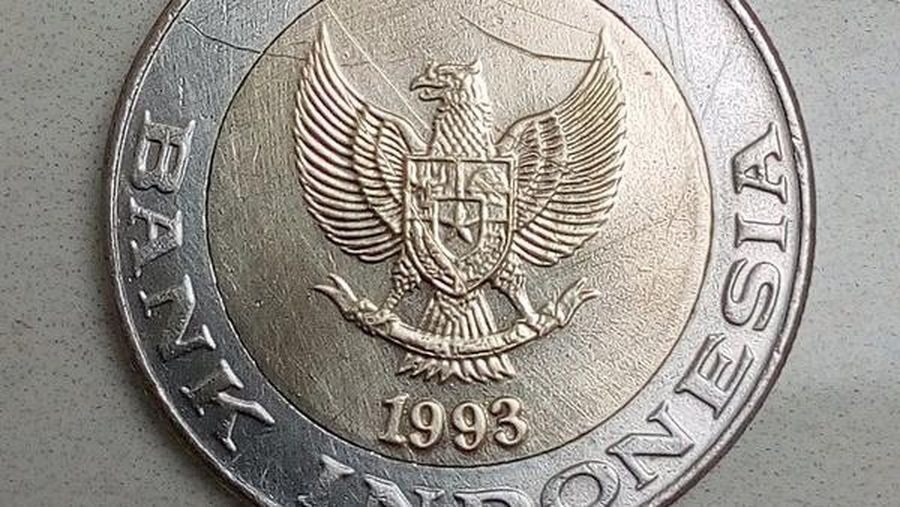 Uang Rupiah logam pecahan Rp1.000 TE 1993. (Dok: Bank Indonesia)