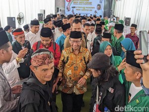 Hadiri Deklarasi Dukungan dari Kiai, Mahfud Md Bawa Pesan Kerukunan