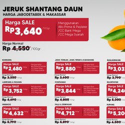 Jeruk Shantang Daun Murah Banget di Transmart, Cuma Rp 4.550