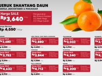 Jeruk Shantang Daun Murah Banget di Transmart, Cuma Rp 4.550