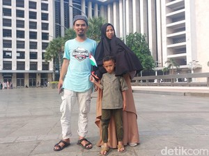 Cerita Warga Karanganyar Ajak Anak-Istri ke Jakarta Ikut Munajat 212