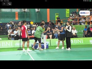Gregoria/Cahyadi Menangi Laga Ekshibisi BNI Bright Up Cup 2023