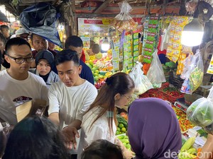 Blusukan ke Pasar, Gibran Termukan Harga Bahan Pokok Naik Jelang Akhir Tahun