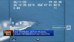 Video: AS Tembak Jatuh Rudal Dari Pemberontak Houthi