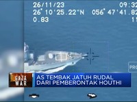 Video: AS Tembak Jatuh Rudal Dari Pemberontak Houthi