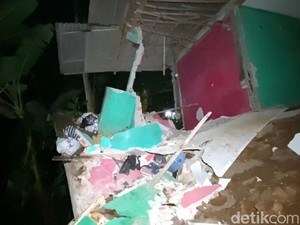 Encop Tewas Terhimpit Tiang Beton Saat Rumahnya Ambruk