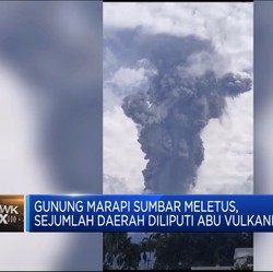 Gunung Marapi Meletus Bahaya Buat Terbang, Ini Kata Kemenhub