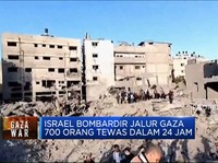 Sadis! Israel Bombardir Gaza, 700 Orang Tewas Dalam 24 Jam