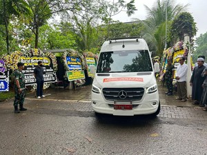 Jenazah Eks Kepala BNPB Doni Monardo Diberangkatkan Menuju Mako Kopassus
