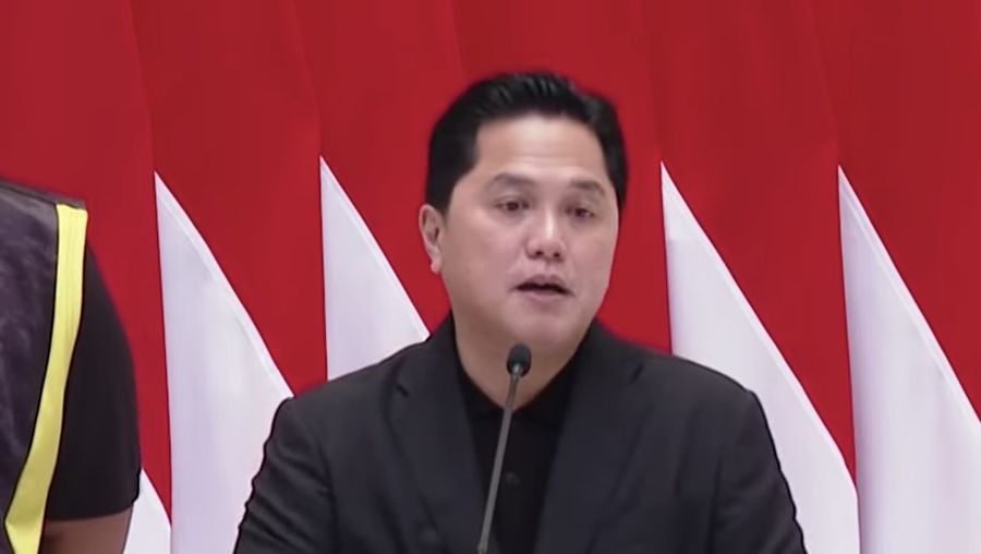 Keterangan Pers Menpora dan Ketua Umum PSSI, Halim Perdanakusuma, pada Senin (4/12/2023). (Tangkapan Layar Youtube Sekretariat Presiden)