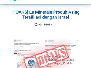 Kominfo Ungkap Tudingan Le Minerale Terafiliasi Produk Asing Adalah Hoaks