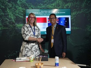 Heru Budi Bertemu Lord Mayor of Melbourne di Dubai, Bahas Persoalan Iklim