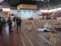 Potret Lokasi Ledakan Bom di Kampus Filipina, 4 Orang Tewas