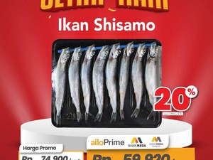 Transmart Diskon 20% Setiap Hari, Beli Ikan Shisamo Hemat Rp 15 Ribu!