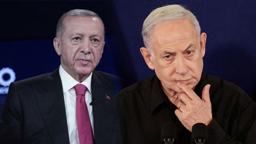 Foto kolase Presiden Turki, Recep Tayyip Erdoğan dan Perdana Menteri Israel, Benjamin Netanyahu. (Getty Images via AFP & ABIR SULTAN POOL/Pool via REUTERS)
