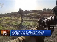 Gencatan Senjata Usai, Israel Serbu Gaza Lagi