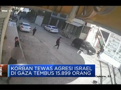 Korban Tewas Agresi Israel di Gaza Tembus 15.899 Orang