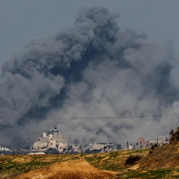 Potret Terkini Israel Gempur Khan Younis Gaza