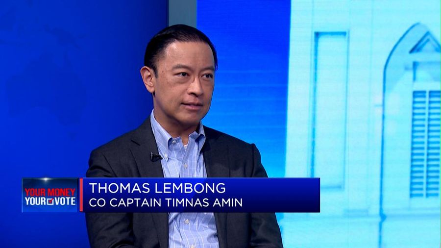 Co-Captain Tim Nasional Pemenangan AMIN, Thomas Lembong dalam Your Money Your Vote. (²©²ÊÍøÕ¾ TV)