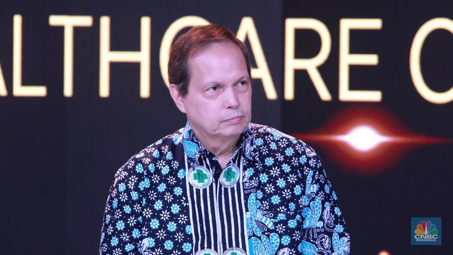Ketua Umum Gakeslab Indonesia, Raden Kartono Dwidjosewojo dalam Road To CNBC Indonesia Awards 2023. (CNBC Indonesia/Muhammad Sabki)