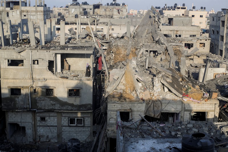 Kobaran api melanda Gaza, di tengah konflik yang sedang berlangsung antara Israel dan kelompok Islam Palestina Hamas, terlihat dari Israel selatan, 6 Desember 2023. Kobaran api melanda Gaza, di tengah konflik yang sedang berlangsung antara Israel dan kelompok Islam Palestina Hamas, terlihat dari Israel selatan, 6 Desember 2023. (REUTERS/Athit Perawongmetha)