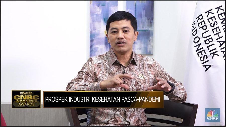 Wakil Menteri Kesehatan RI, Dante Saksono Harbuwono dalam Road To CNBC Indonesia Awards 2023. (CNBC Indonesia TV)