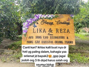 Kisah Lengkap Viral Viral Wanita Kirim Bunga ke Nikahan Mantan yang Selingkuh