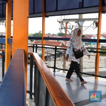Keren! Kini Stasiun Kereta Bojonggede Punya Skybridge