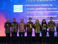 Fokus Transformasi Digital, WIKA Borong Empat Penghargaan Ini