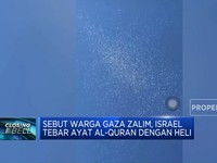 Sebut Warga Gaza Zalim, Israel Tebar Ayat Al-Quran Lewat Heli