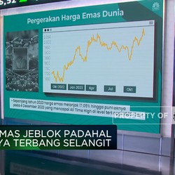 Harga Emas Tembus Rekor, Kenapa Saham Emiten Emas Jeblok?