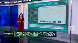 Harga Emas Tembus Rekor, Kenapa Saham Emiten Emas Jeblok?