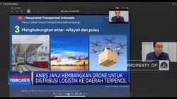 Janji Anies, Kembangkan Drone Untuk Distribusi Logistik ke 3T