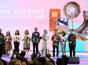Buka UMKM EXPO(RT) BRILIANPRENEUR, Jokowi Puji BRI Majukan UMKM