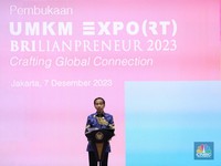 Jokowi Buka UMKM Expo(rt) Brilianpreneur: Dorong Ekspor UMKM