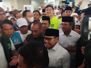 Cak Imin Tiba di Sumut, Disambut Pendukung dan Edy Rahmayadi