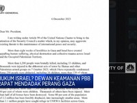 Hukum Israel, Dewan Keamanan PBB Rapat Dadakan Soal Gaza