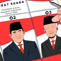 Anies & Ganjar Tertinggal Puluhan Juta Suara dari Prabowo