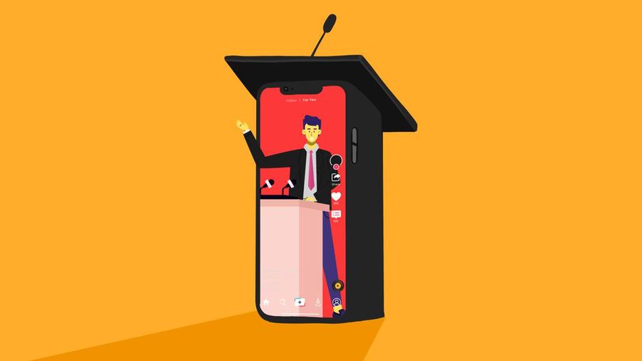 Foto: Ilustrasi komunikasi publik. (CNBC Indonesia/Ilham)