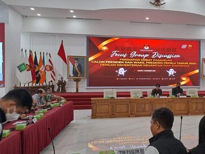 KPU Diskusi Bareng Kemenkeu, Bappenas dan Timses Paslon Bahas Debat Pilpres